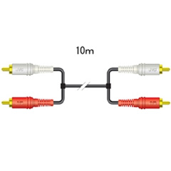JVC(ビクター) CN-5100G [接続コード ピンプラグ×2-ピンプラグ×2 10m]