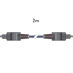 XN-120SA [光デジタルケーブル(2M角プラグ-角プラグ 黒色　)]