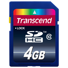 トランセンド TS4GSDHC10 [4GB SDHC CARD Class 10]
