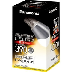 パナソニック LED電球 6.0W(電球色)LDA6LE17BH