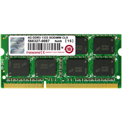 トランセンド JM1333KSN-4G [DDR3 Memory 204Pin SO-DIMM DDR3-1333 4GB]