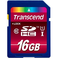 トランセンド TS16GSDHC10U1 [16GB SDHC Class10 UHS-Iカード]