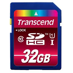 トランセンド TS32GSDHC10U1 [32GB SDHC Class10 UHS-Iカード]