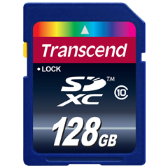 トランセンド TS128GSDXC10 [128GB SDXC カード Class 10]