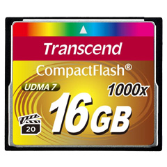 トランセンド TS16GCF1000 ［1000倍速コンパクトフラッシュ16GB］