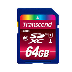 トランセンド TS64GSDXC10U1 [64GB SDXC Class 10 UHS-I 600x (Ultimate)]