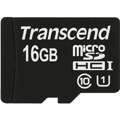 トランセンド TS16GUSDCU1 [16GB microSDHC Class10 UHS-Iカード]