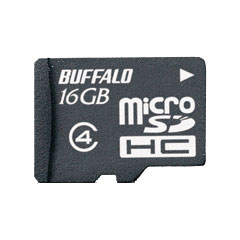バッファロー RMSD-BS16GB [防水仕様 Class4対応 microSDHC 16GB]