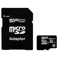 シリコンパワー SP032GBSTHDU1V10-SP [UHS-1 microSDHCカード 32GB Class10 プロモデル]