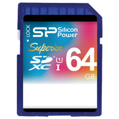 シリコンパワー SP064GBSDXCU1V10 [UHS-1 SDXCカード 64GB Class10 プロモデル]