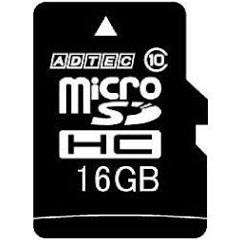 アドテック AD-MRHAM16G/10 [microSDHCカード 16GB Class10 SD変換ADP付]