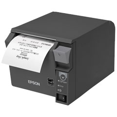 エプソン TM702UD242 [サーマルレシートプリンター/80mm/USB/前面操作/ダークグレー]