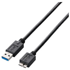 エレコム USB3-AMB10BK/RS [USB3.0ケーブル(A-MicroB)/1m/ブラック]