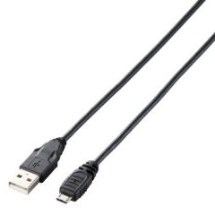 エレコム GM-U2CAMB10BK [Micro-USBケーブル/PS4用/1m/ブラック]