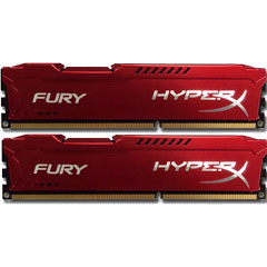 Kingston HyperX FURY HX316C10FRK2/16 [8GBx2 DDR3-1600 CL10 DIMM HyperX FURY]