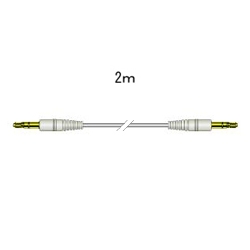 CN-MM200-W [DAP用接続コードミニプラグ-ミニプラグ(2m)ホワイト]