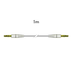 JVC(ビクター) CN-MM100-W [DAP用接続コードミニプラグ-ミニプラグ(1m)ホワイト]