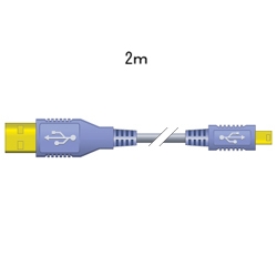 JVC(ビクター) VX-U220 [USBケーブル 2mAタイプオス-ミニBタイプオス]