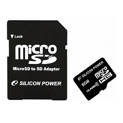 シリコンパワー SP008GBSTH004V10 [Micro SDHC 8GB Class4]