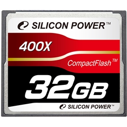 シリコンパワー SP032GBCFC400V10 [CF Card 400X 32GB]