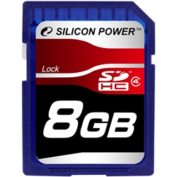 シリコンパワー SP008GBSDH004V10 [SDHC 8GB Class4]