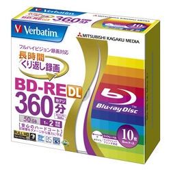 三菱化学メディア VBE260NP10V1 [BD-RE 2層 録画用 260分 1-2倍速 5mmケース10P]