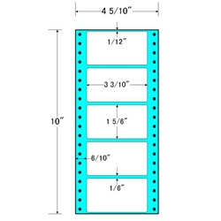 東洋印刷 MM4B [タックフォームラベル 4 5/10x10インチ 5面 1000折]