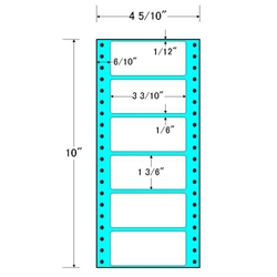 東洋印刷 MM4N [タックフォームラベル 4 5/10x10インチ 6面 1000折]