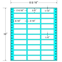 東洋印刷 MT8Y [タックフォームラベル 8 8/10x10インチ 30面 500折]