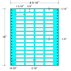 東洋印刷 MT8Z [タックフォームラベル 8 5/10x10インチ 60面 500折]