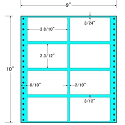 東洋印刷 M9C [タックフォームラベル 9x10インチ 8面 500折]