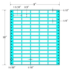 東洋印刷 MX9J [タックフォームラベル 9x10インチ 75面 500折]