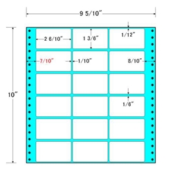 東洋印刷 M9H [タックフォームラベル 9 5/10x10インチ 18面 500折]