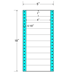 東洋印刷 MM5C [タックフォームラベル 5x10インチ 10面 1000折]