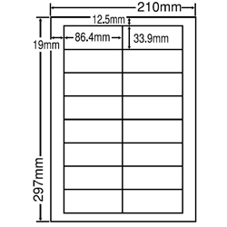 東洋印刷 LDW16U [シートカットラベル A4 16面(500シート)]