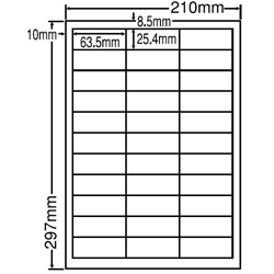 東洋印刷 LDW33C [シートカットラベル A4 33面(500シート)]