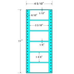 東洋印刷 MM4K [タックフォームラベル 4 5/10x11インチ 6面 1000折]