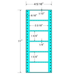 東洋印刷 MM4U [タックフォームラベル 4 5/10x11インチ6面 1000折]