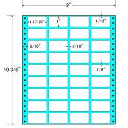 東洋印刷 MX9L [タックフォームラベル 9x10 3/6インチ 36面 500折]