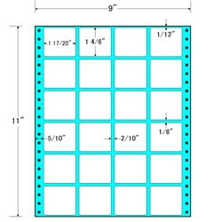 東洋印刷 M9K [タックフォームラベル 9x11インチ 24面 500折]