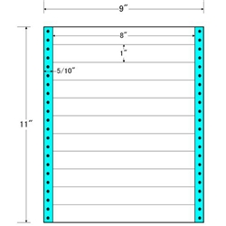 東洋印刷 MX9A [タックフォームラベル 9x11インチ 11面 500折]