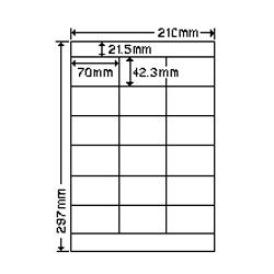 東洋印刷 NEB210 [シートカットラベル A4 18面(500シート)]