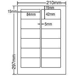 東洋印刷 PSA210 [シートカットラベル A4 12面(500シート)]