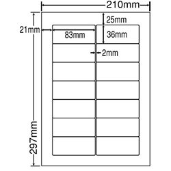 東洋印刷 RIG210 [シートカットラベル A4 14面(500シート)]