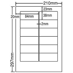 東洋印刷 SHA210 [シートカットラベル A4 12面(500シート)]