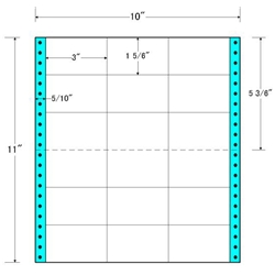 東洋印刷 M10J [タックフォームラベル 10x11インチ 18面 500折]