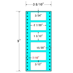 東洋印刷 MM3AB [タックフォームラベル 3 8/10x9インチ 6面 1500折]