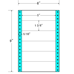 東洋印刷 MM6K [タックフォームラベル 6x9インチ 6面 1000折]