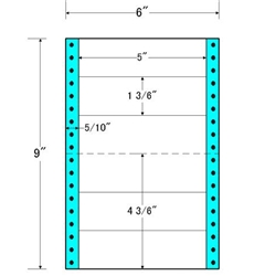 東洋印刷 MM6P [タックフォームラベル 6x9インチ 6面 1000折]