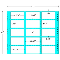 東洋印刷 MX12T [タックフォームラベル 12x10インチ 15面 500折]